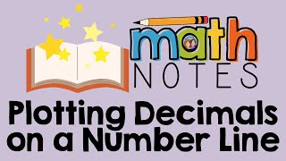 DECIMALS NOTES  Plotting Decimals on a Number Line  4th Grade Math Series  Part 5 of 9 [upl. by Beatrice]