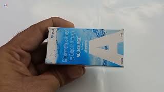 Aquasurge Eye Drops  Carboxymethylcellulose Eye drops ip 05 Uses  Aquasurge eye drops Uses Hindi [upl. by Ilario]