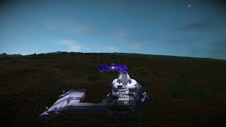 Actually starting the tower Space Engineers VOD 8 [upl. by Eicirtap]