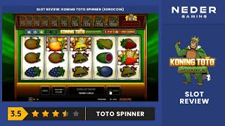 Slot Review Koning Toto Spinner EurocoinGreenTube [upl. by Arrad]