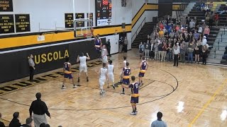 Austin Nelson 24 North Henderson HS 1st Dunk vs THS 121815 [upl. by Ailad]