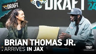 Brian Thomas Jr On His Dreams Becoming a Reality  2024 NFL Draft  Jacksonville Jaguars [upl. by Leciram]