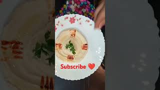 How to make hummus with Falafel coming soon recipe on my channeltrendingvideo trendingshorts [upl. by Ruenhcs361]