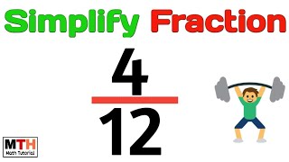 Simplify 412  412 Simplified  4 divided by 12 [upl. by Hirza867]