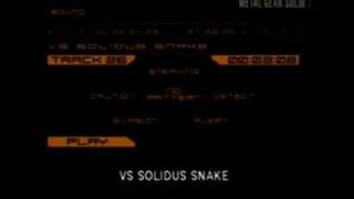 Metal Gear Solid 2 Last Boss VS Solidus Snake Theme [upl. by Arahas643]