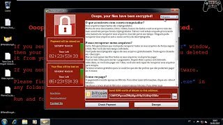 Peguei o vírus WannaCry WannaCrypt  WanaCrypt0r 20 Vírus Devastadores 1 [upl. by Meier88]