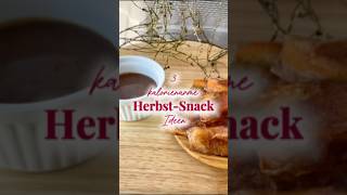 3 kalorienarme HerbstSnacks🍎🍂 herbstsnack apfelchips apfelringe karamellisierterapfel [upl. by Marysa]