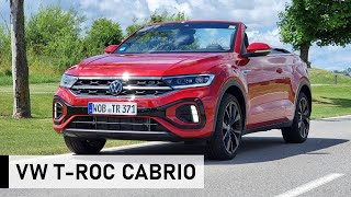 2022 VW TRoc Cabrio RLine Konkurrenzlos  Review Fahrbericht Test [upl. by Lothar852]