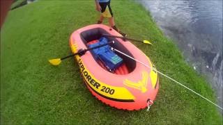 Inflatable Boat Fishing Fail [upl. by Ahsinej]