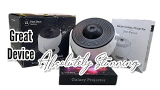 Globe Galaxy Projector 13 discs film UNBOXING Testing [upl. by Jamesy]