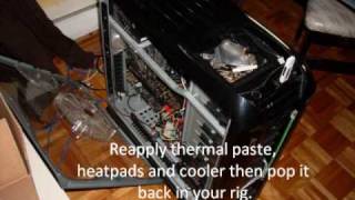 Fixing a graphics card using oven 8800GTX [upl. by Winzler547]