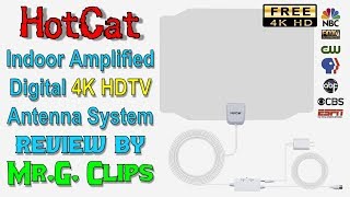 HotCat HDTV Antenna  FREE Off the Air TV Service REVIEW [upl. by Alebasi]