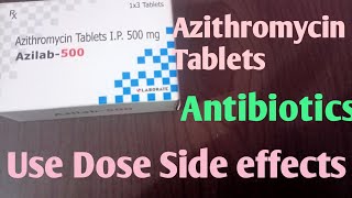 Azithromycin 500 mg Tablet Use in Hindi  Dose Side effects aur fayde [upl. by Kym]