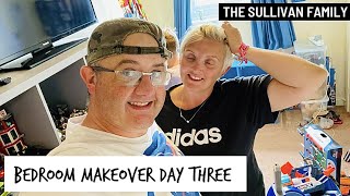 BEDROOM MAKEOVER DAY THREE  THE BIG REVEAL  Large Family Vlogs [upl. by Lali]