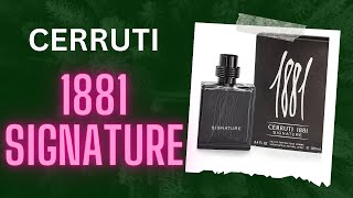 Cerruti 1881 Signature fragrance review [upl. by Mahla]