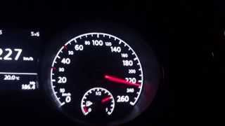 golf 7 14 tsi 0230 kmh top speed [upl. by Sachi]