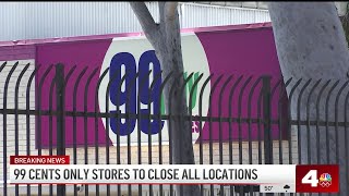 99 Cents Only Stores to close all retailers [upl. by Wilmott]