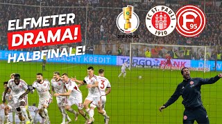 DRAMA PUR Tzolis schießt Fortuna Düsseldorf ins DFB Pokal Halbfinale 202324 [upl. by Woodcock]