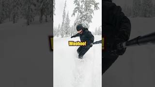 FUN POWDER DAY snowboarding snow [upl. by Alicsirp]