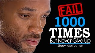 FAIL YOUR WAY TO SUCCESS  Motivational Video on Never Giving Up [upl. by Atiuqam]