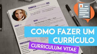 Curriculum Vitae Simples 2024 → Curriculum Pronto Para Preencher [upl. by Roman]