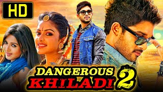 Allu Arjun Blockbuster Action Hindi Dubbed Movie  Dangerous Khiladi 2  Amala Paul Catherine [upl. by Gavrila]