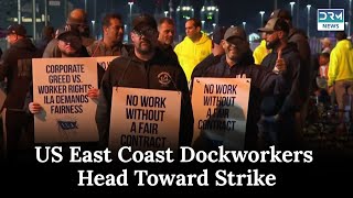 Dockworkers to Strike Over Wages and Automation on US East and Gulf Coasts  AFC1 [upl. by Aerdnaeel74]