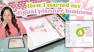 How I Started My Digital Planner Business  My Business Growth Strategy 🌱 [upl. by Suzetta128]