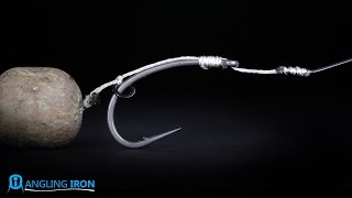 How to tie a Combi rig  Carp rigs  By Angling Iron [upl. by Anwahs]