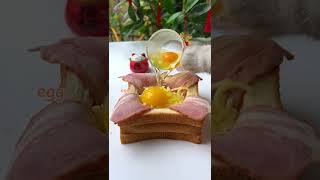 Chef Cat Makes Perfect Grilled Cheese Sandwich  Easy Street Food  Cute Cat TikTok Shorts [upl. by Eiramait]