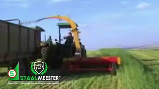 STAALMEESTER Double Chop Forage Harvester DS 540 on Grass [upl. by Betthel]