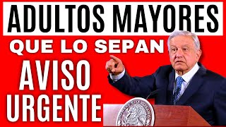 💥QUE LO SEPAN URGENTE ADULTOS MAYORES💥 [upl. by Hughett312]