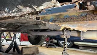 Triumph TR7 Floor amp Sill Corrosion  Welding  Restoration Part 1 [upl. by Yllatan]