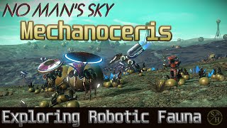 No Mans Sky Robotic Fauna aka Mechanoceris [upl. by Adnerad152]