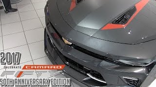 2017 Chevrolet Camaro 50th Anniversary Edition Start Up Rev and Idle First Look [upl. by Yreffej]