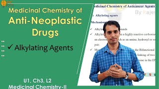 Anticancer Drugs Medicinal Chemistry Part 2  Alkylating Agents Medicinal Chemistry [upl. by Isus]