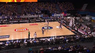 Final minutes of Brisbane Bullets vs Melbourne United  Round 8 NBL25 [upl. by Barbi448]