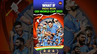 What would have happened if India had won the ODI World Cup 2023 [upl. by Broeder250]