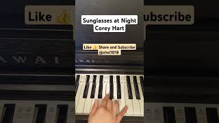 Sunglasses at Night  Corey Hart shorts piano music 80s [upl. by Jasmine]