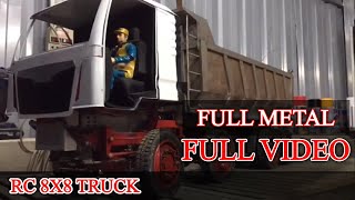 FULL VIDEO FULL METAL 125 DAYS ON RC 8X8 DUTY TRUCKS DIY [upl. by Nissensohn]