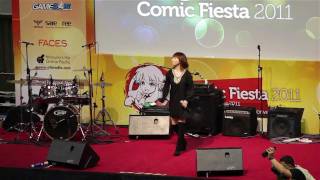 Shimokawa Mikuni  Tomorrow Live at Comic Fiesta 2011 [upl. by Hubert25]