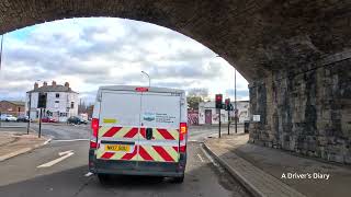 Driving Round in Sheffield from Meadowhall on a rare sunny day in winter [upl. by Doria]