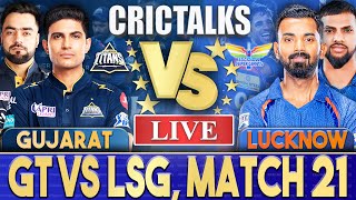 Live GT VS LSG Lucknow  IPL 2024 Match 21  Live Scores amp Commentary  IPL LIVE  4 overs [upl. by Eanej]