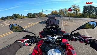 S1000xr Helmet field of view thru the PNW [upl. by Kedezihclem]