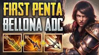 I GOT SMITE 2s FIRST PENTA Bellona ADC Gameplay SMITE 2 Alpha [upl. by Reh]