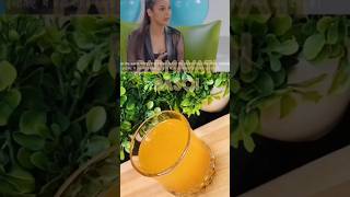 Shehnaz Gill s Turmaric water with Apple cider vinegar for weight Loos 🍏👌🏻shorts viralvideo [upl. by Budd]