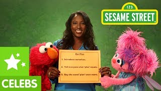 Sesame Street Rutina Wesley and Elmo make a Plan [upl. by Lally]