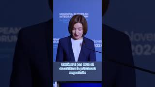 Maia Sandu despre etapele realizate în procesul de integrare în UE și următorii pași necesari [upl. by Odranoel588]