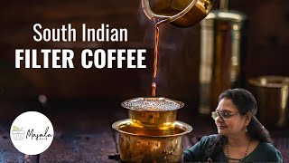 How to make South Indian Filter Coffee at Home With amp Without Filter  Thick Decoction Making Tips [upl. by Enneire]