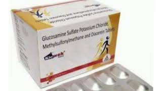 Kicwak Tablets Glucosamine Sulfate Potassium Chloride Methylsulfonylmethane and Diacerein Tablets [upl. by Jeanie]